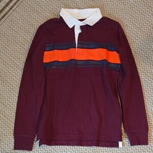 Lands' End Long Sleeve Rugby Shirt New Without Tags